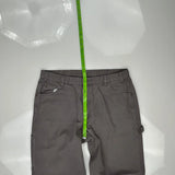 Dickies Carpenter Trousers - 36W 31L Grey Cotton