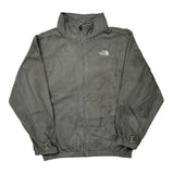Age 10-12 The North Face Fleece Jacket - Medium Grey Polyester