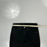Levis Jeans - 30W 27L Black Cotton