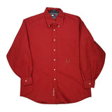 Tommy Hilfiger Shirt - Medium Red Cotton