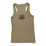 Harley Davidson Graphic Tank Top - Large Beige Cotton