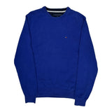 Tommy Hilfiger Sweater - Large Blue Cotton