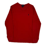Age 12 Polo By Ralph Lauren Long Sleeve T-Shirt - Large Red Cotton