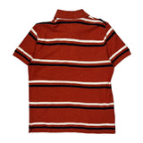 Tommy Hilfiger Striped Polo Shirt - Medium Black Cotton