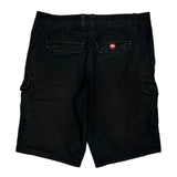 Ecko Unltd Cargo Shorts - 34W 10L Black Cotton