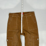 Dickies Cargo Trousers - 31W UK 14 Brown Cotton