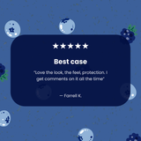 Electric Blue Black and Blue iPhone 16 Pro Case