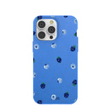 Electric Blue Black and Blue iPhone 14 Pro Max Case