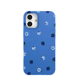 Electric Blue Black and Blue iPhone 16 Plus Case