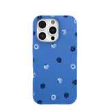Electric Blue Black and Blue iPhone 16 Pro Case