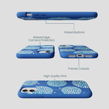 Electric Blue Blue Groove iPhone 11 Case