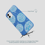 Electric Blue Blue Groove iPhone 12/ iPhone 12 Pro Case