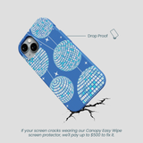 Electric Blue Blue Groove iPhone 14 Case