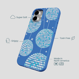 Electric Blue Blue Groove iPhone 16 Plus Case