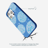 Electric Blue Blue Groove iPhone 16 Pro Max Case