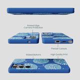 Electric Blue Blue Groove Samsung Galaxy S25 Ultra Case