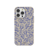 London Fog Blue Lobster iPhone 14 Pro Max Case