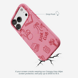 Bubblegum Pink Book Club iPhone 17 Pro Case