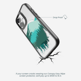 Clear Boreal iPhone 17 Case With Noir Ridge (MagSafe included)