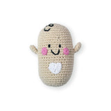 The Wee Bean Crochet Rattle Doll