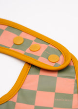 Sustainable baby bib - Checks