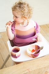 Suction silicone bowl - Pink