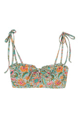 Bikini top Bayi - Water River Flowers