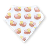 Organic Cotton Bandana Bibs 2pcs Set - Dim Sum Duo