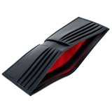 Bifold Wallet in Black & Red