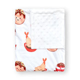 Minky Fleece Sensory Baby Blanket - Izakaya