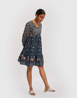 Deep V Short Dress