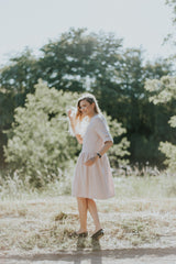 Organic Cotton Womens Dress - Soft Pink