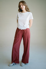 Washed Stripe Trouser