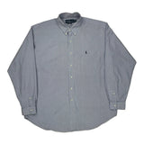 Blake Ralph Lauren Striped Shirt - XL Blue Cotton