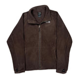 The North Face Fleece Jacket - XL Brown Polyester