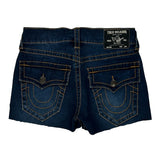True Religion Mini Denim Shorts - 30W US 4 Dark Wash Denim