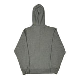 Patagonia Striped Hoodie - Small Gray Cotton Blend