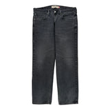 Levis 505 Jeans - 36W 32L Black Cotton