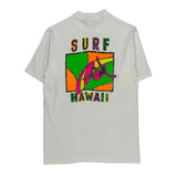 Single Stitch Surf Hawaii Tee Jays Graphic T-Shirt - Large Multicoloured Cotton