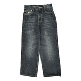 Age 10 Fubu Graphic Jeans - Medium Dark Wash Cotton