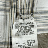 Levis Checked Cargo Shorts - 38W 12L Brown Cotton