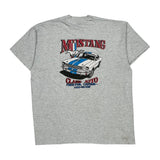 Single Stitch Mustang Classic Auto Fruit Of The Loom Graphic T-Shirt - XL Gray Cotton Blend