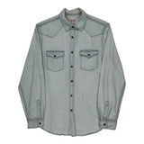 Mossimo Supply Denim Shirt - Medium Light Wash Denim