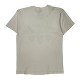 Alaska The Last Frontier Fruit Of The Loom Single Stitch T-Shirt - Large Cream Cotton