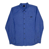 Oakley Shirt - Large Blue Cotton