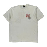 Screen Stars Graphic T-Shirt - XL White Cotton Blend