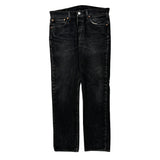 Levis 501 Jeans - 33W 31L Black Cotton