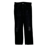 Levis 501 Jeans - 32W 30L Black Cotton