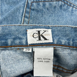 Calvin Klein Jeans - 28W UK 8 Blue Cotton