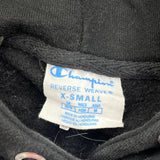 Reverse Weave Champion Hoodie - XS Black Cotton